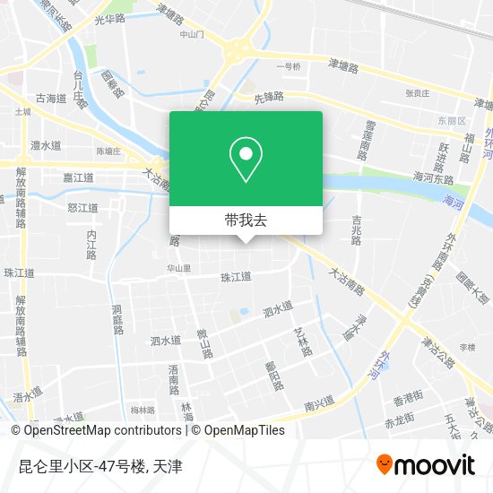 昆仑里小区-47号楼地图