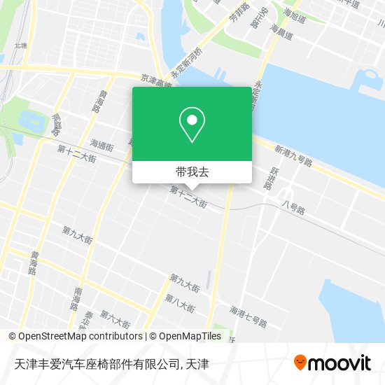 天津丰爱汽车座椅部件有限公司地图