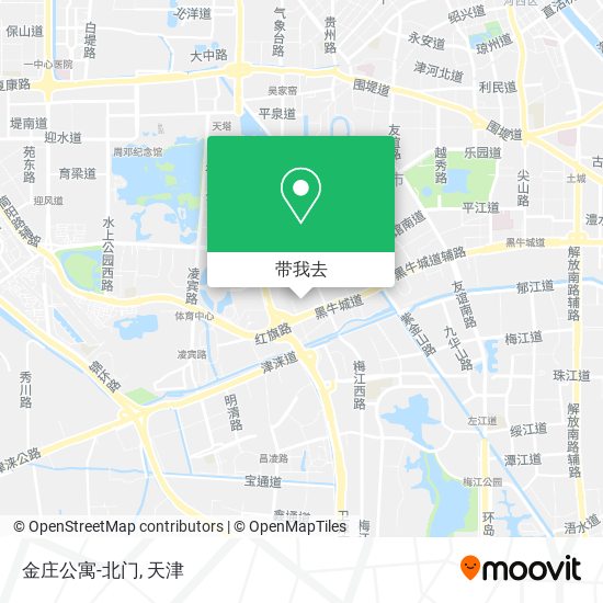 金庄公寓-北门地图