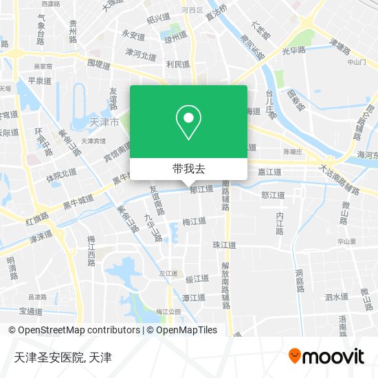 天津圣安医院地图