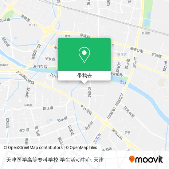 天津医学高等专科学校-学生活动中心地图