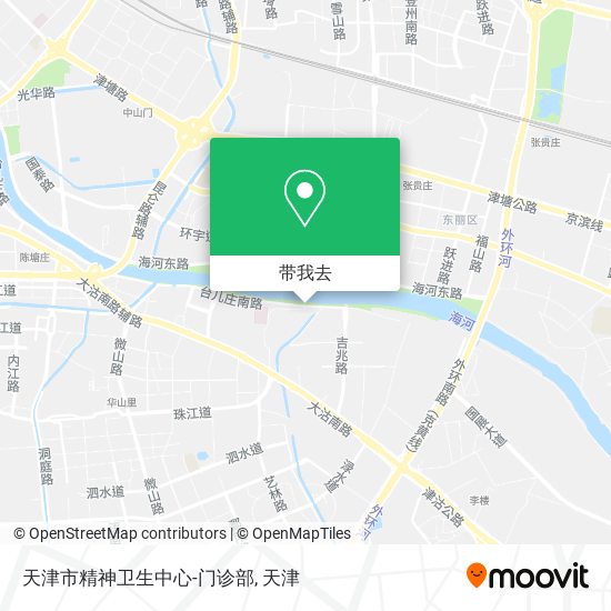 天津市精神卫生中心-门诊部地图