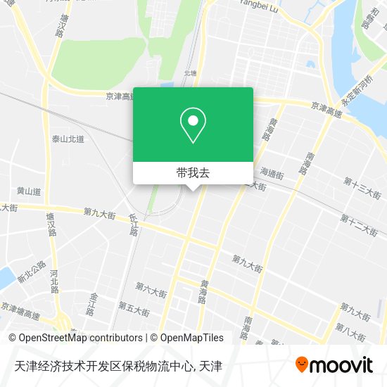 天津经济技术开发区保税物流中心地图