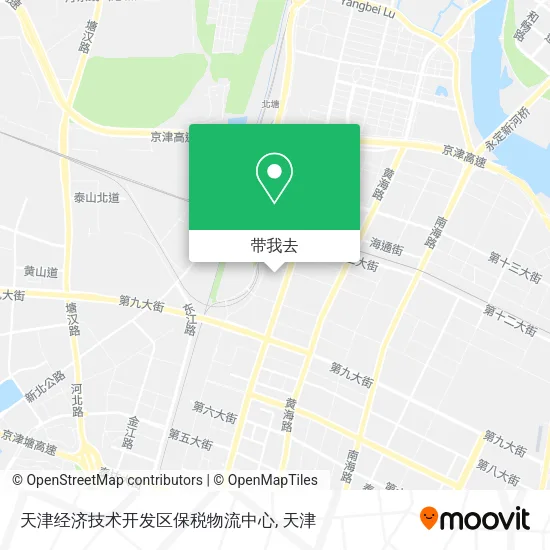 天津经济技术开发区保税物流中心地图