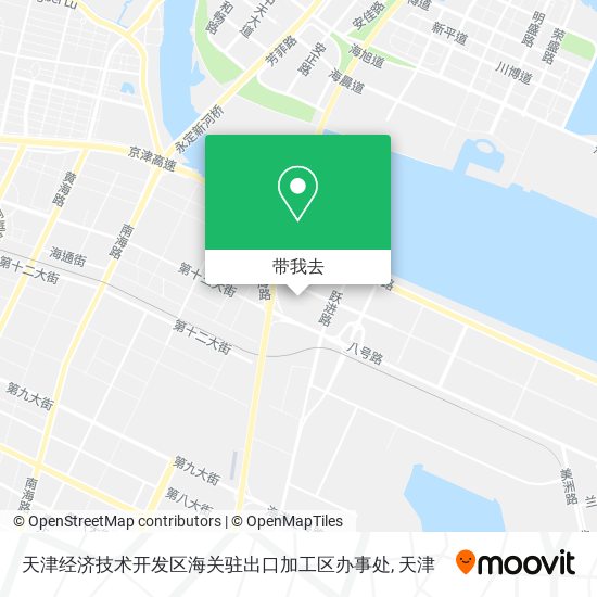天津经济技术开发区海关驻出口加工区办事处地图