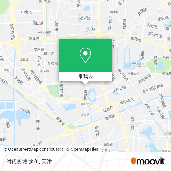 时代奥城 烤鱼地图