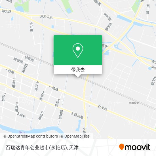 百瑞达青年创业超市(永艳店)地图