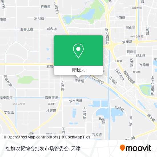 红旗农贸综合批发市场管委会地图