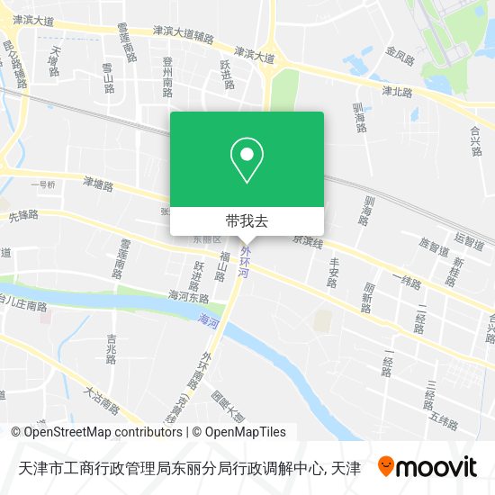 天津市工商行政管理局东丽分局行政调解中心地图