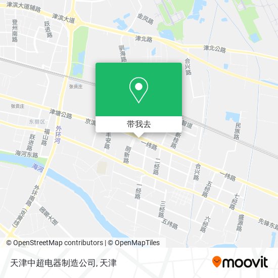 天津中超电器制造公司地图