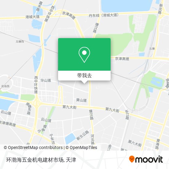 环渤海五金机电建材市场地图