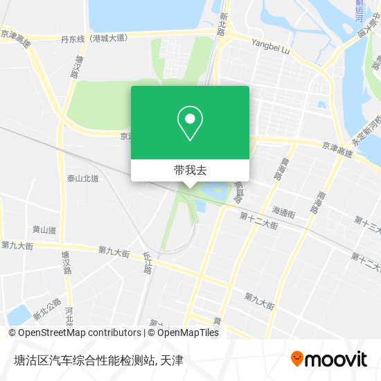 塘沽区汽车综合性能检测站地图