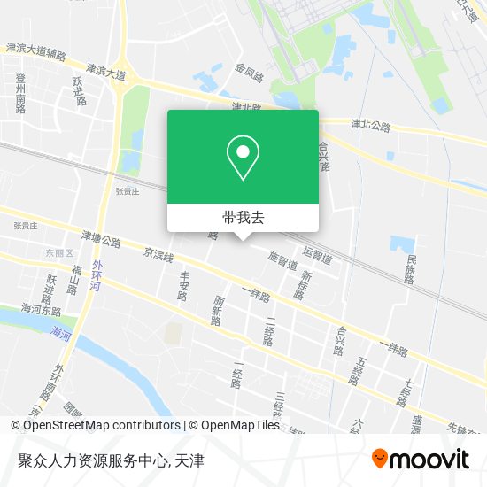 聚众人力资源服务中心地图