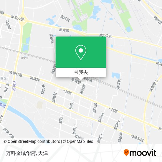万科金域华府地图