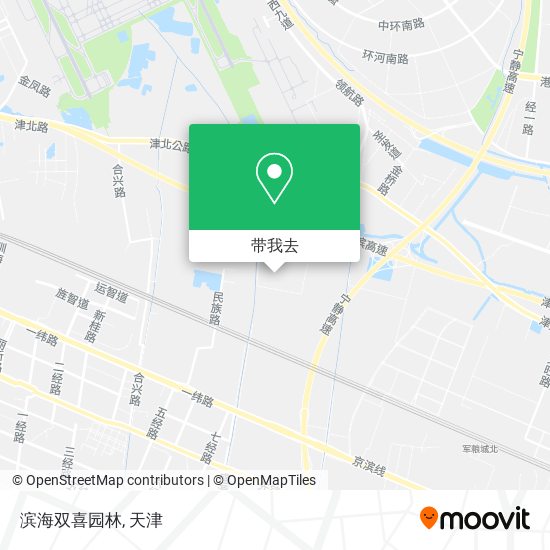 滨海双喜园林地图