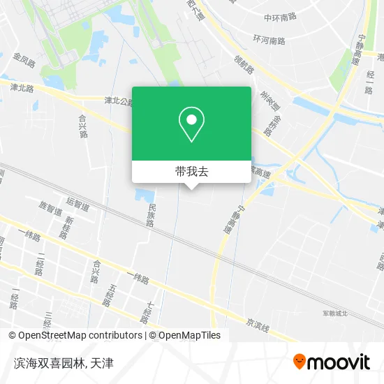 滨海双喜园林地图