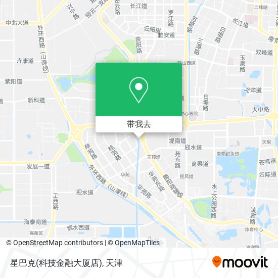 星巴克(科技金融大厦店)地图
