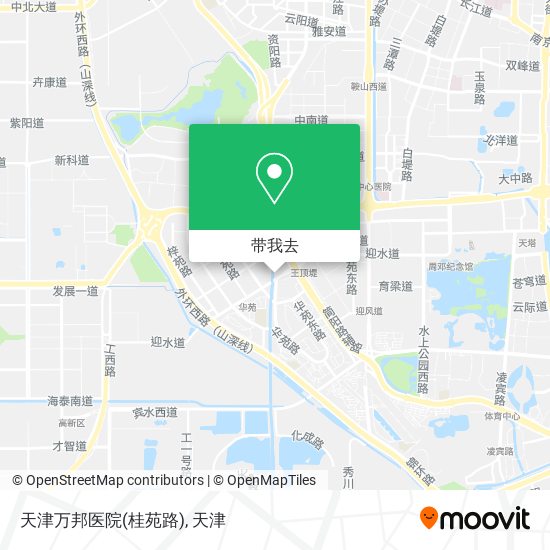 天津万邦医院(桂苑路)地图