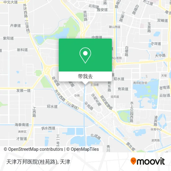 天津万邦医院(桂苑路)地图