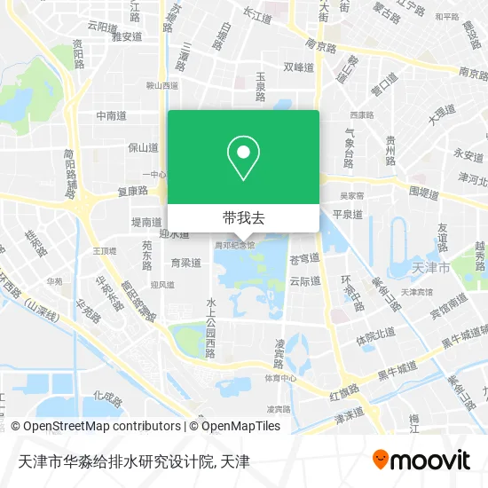 天津市华淼给排水研究设计院地图