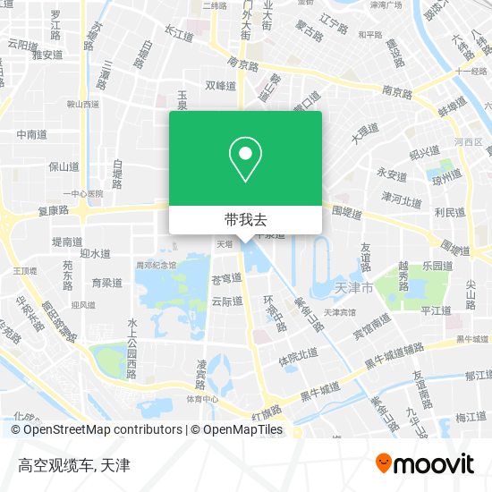 高空观缆车地图
