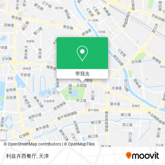 利兹卉西餐厅地图