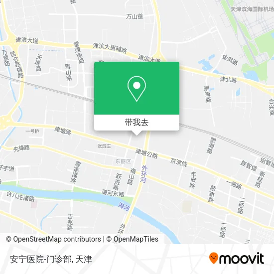 安宁医院-门诊部地图