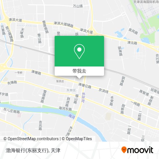 渤海银行(东丽支行)地图