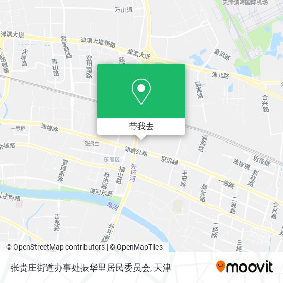 张贵庄街道办事处振华里居民委员会地图
