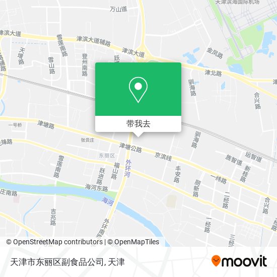 天津市东丽区副食品公司地图