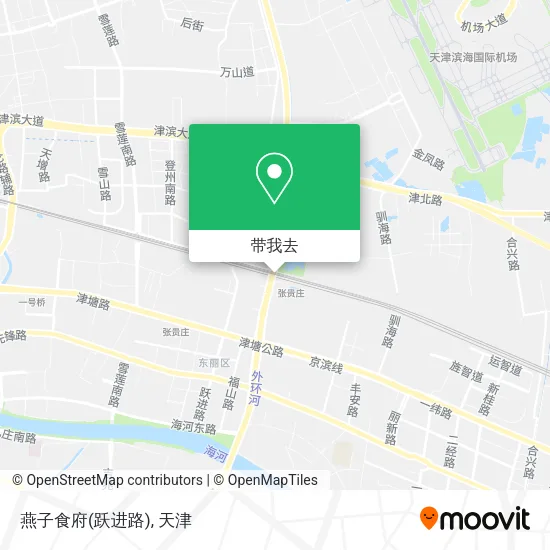 燕子食府(跃进路)地图