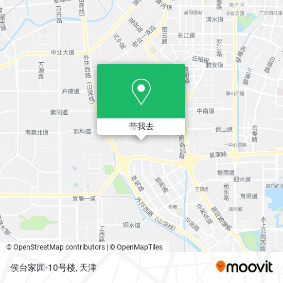 侯台家园-10号楼地图