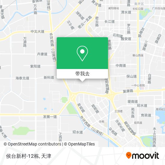 侯台新村-12栋地图