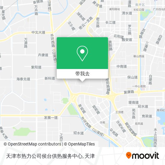 天津市热力公司侯台供热服务中心地图