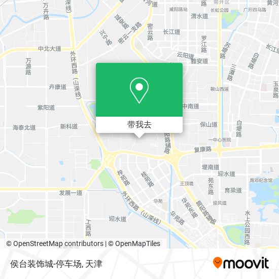 侯台装饰城-停车场地图
