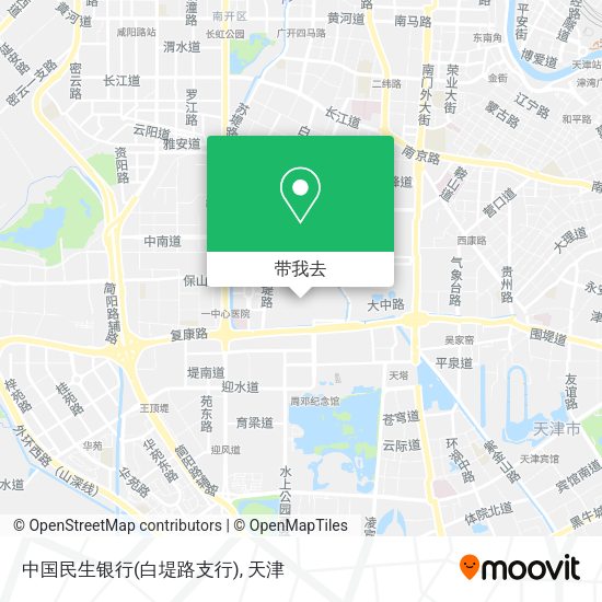 中国民生银行(白堤路支行)地图