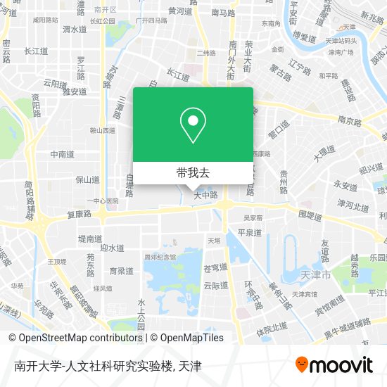 南开大学-人文社科研究实验楼地图