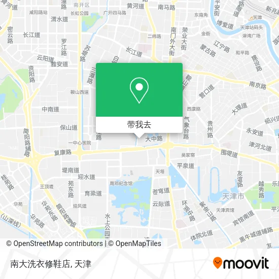 南大洗衣修鞋店地图