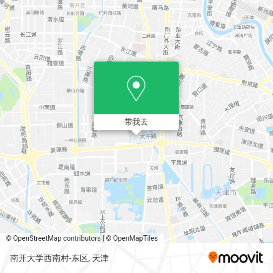 南开大学西南村-东区地图
