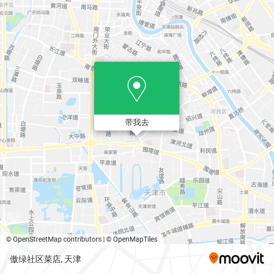 傲绿社区菜店地图