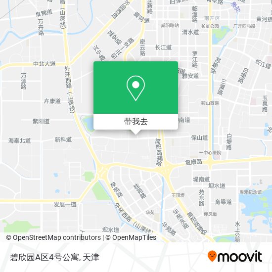 碧欣园A区4号公寓地图