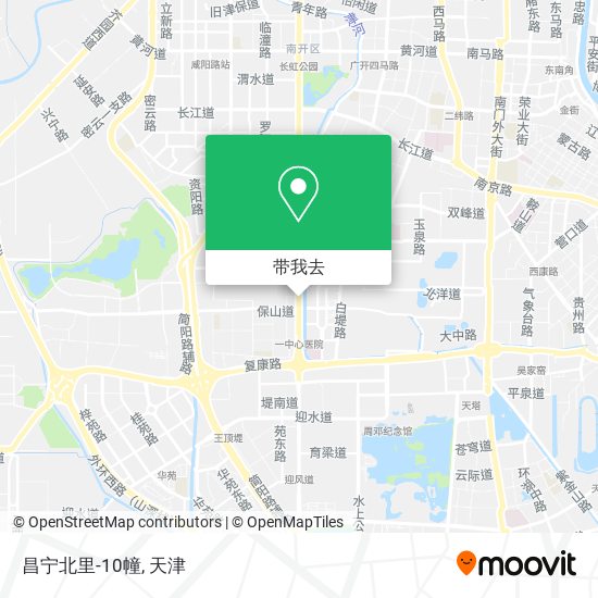 昌宁北里-10幢地图