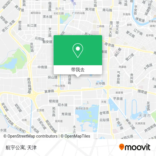 航宇公寓地图