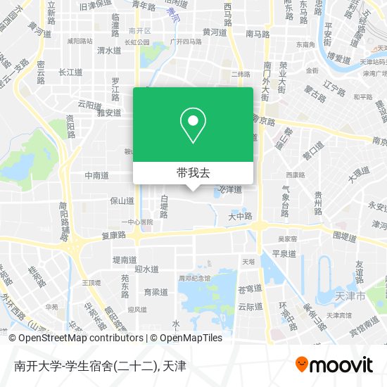 南开大学-学生宿舍(二十二)地图