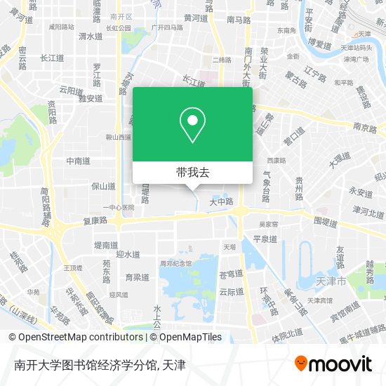 南开大学图书馆经济学分馆地图