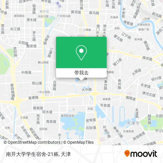 南开大学学生宿舍-21栋地图