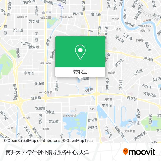 南开大学-学生创业指导服务中心地图