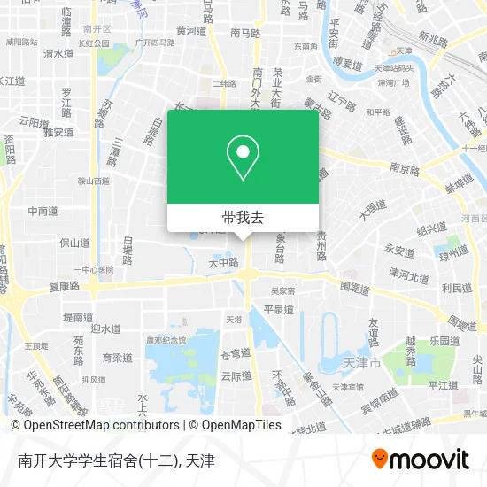 南开大学学生宿舍(十二)地图