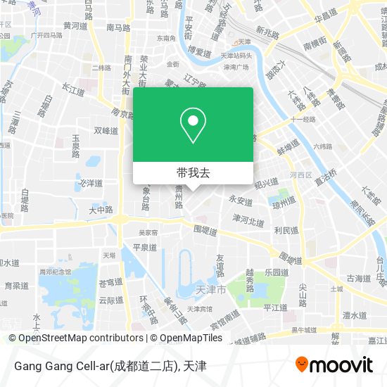 Gang Gang Cell-ar(成都道二店)地图