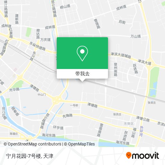 宁月花园-7号楼地图